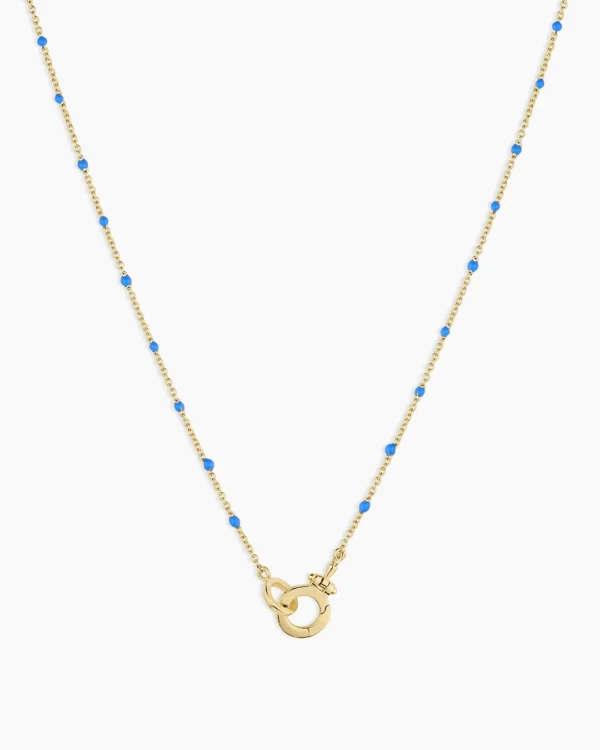 268-104-36-G_1_bff682a7-39ab-4c1b-8f2a-8d3a107cc294 18K Gold Plated Light Blue Enamel Necklace